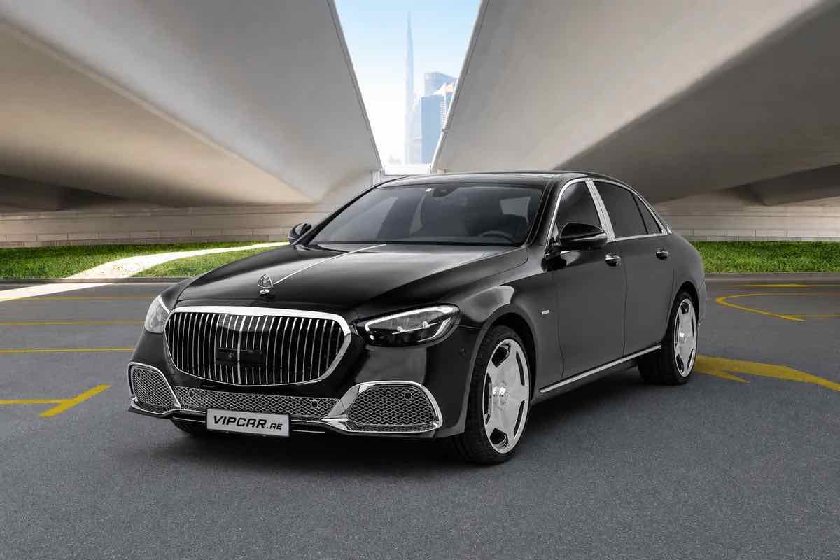 Mercedes E300 Maybach, luxury car rental in Dubai