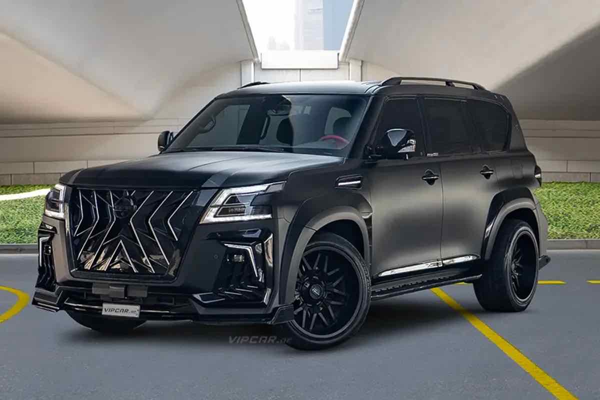 Nissan Patrol Black Hawk, luxury car rental in Dubai