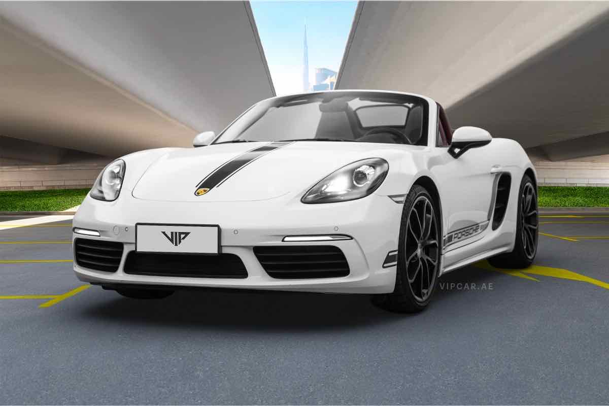 Porsche 718 Boxster, luxury car rental in Dubai