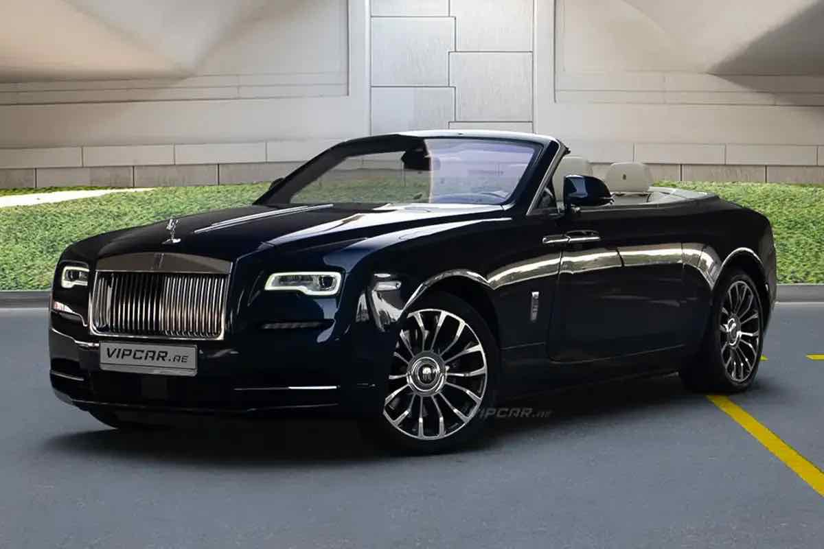 Rolls Royce Dawn, luxury car rental in Dubai